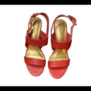Chaps Red Sandals
